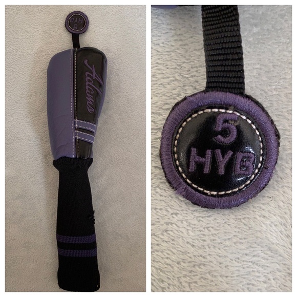 Adams Golf Ladies IDEA 5 Hybrid Headcover - Purple And Black - Picture 1 of 1